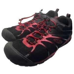 Keen Size 6Y Chandler 2 CNX Red Black Hiking Shoes Sneakers